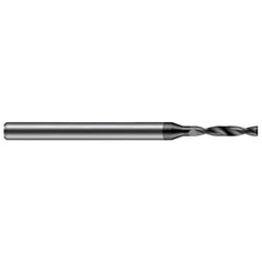 Micro Drill Bit: 1.40 mm Dia, (0.0550"), 180 deg, Solid Carbide