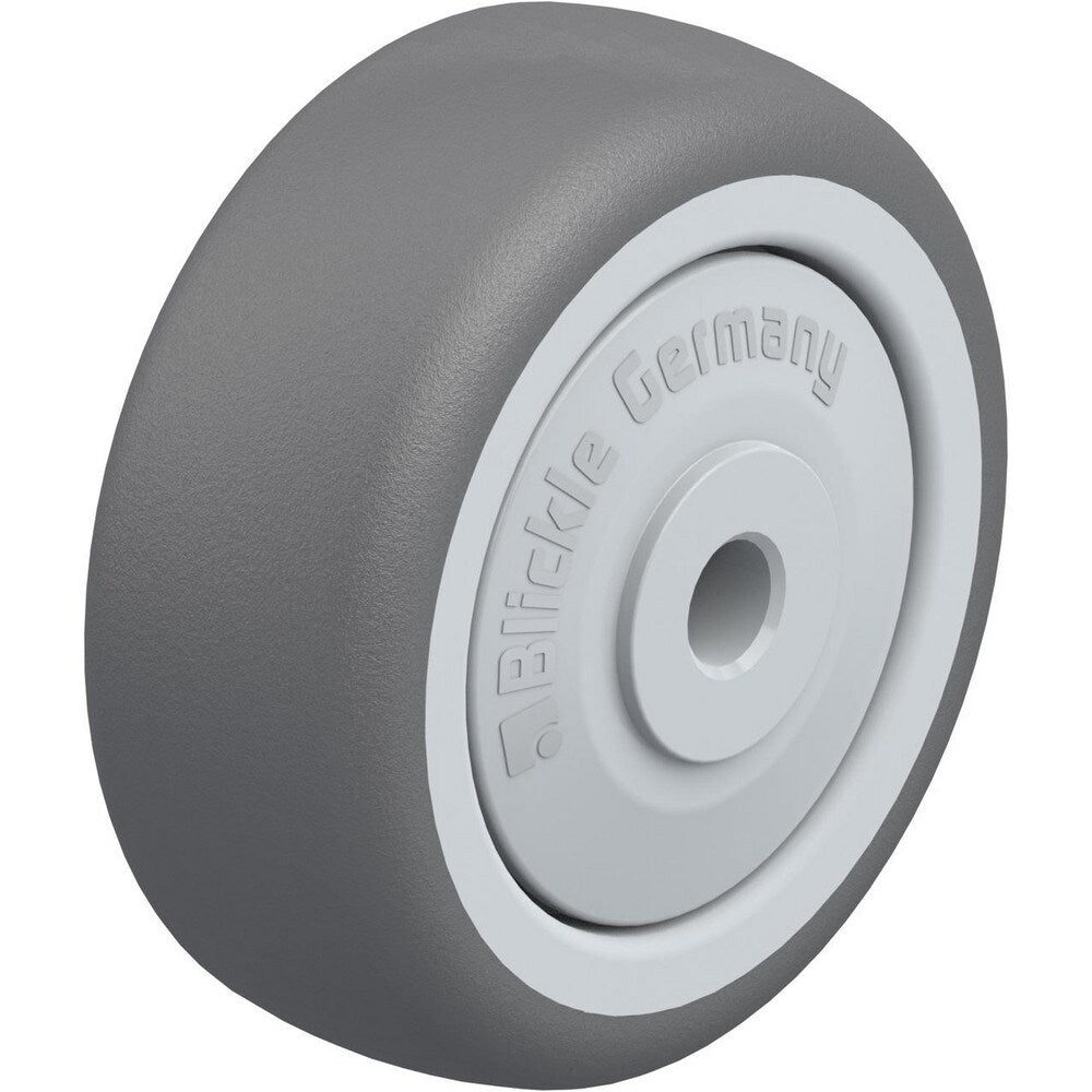 Rigid & Swivel Caster Wheel: Polyurethane, 2" Dia, 3/4" Wide