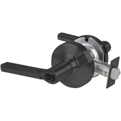 Lever Locksets; Lockset Type: Storeroom; Key Type: Keyed Different; Back Set: 2-3/4; Cylinder Type: Conventional; Material: Metal; Door Thickness: 1-5/8 - 2-1/8; Finish: Flat Black Coated