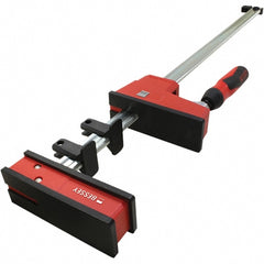 Steel Bar Clamp: 24" Capacity, 3-3/4" Throat Depth, 1,700 lb Clamp Pressure