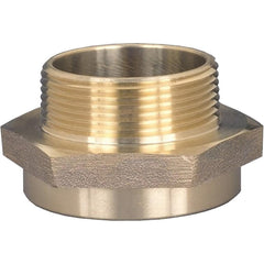 Brass & Chrome Pipe Fittings; Fitting Type: Female x Male Hex Nipple; Fitting Size: 2-1/2 x 1-1/2; End Connections: FNST x MNST; Material Grade: 360; Connection Type: Threaded; Pressure Rating (psi): 175; Fitting Shape: Straight; Thread Standard: NST