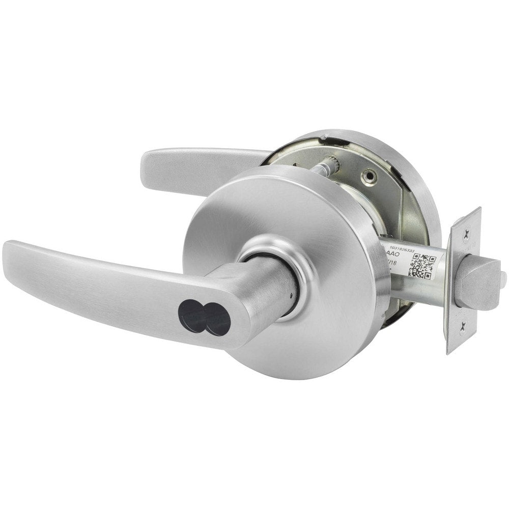 Lever Locksets; Lockset Type: Storeroom; Key Type: Keyed Different; Back Set: 2-3/4; Cylinder Type: SFIC; Material: Metal; Door Thickness: 1-3/4 to 2; Finish: Satin Chrome