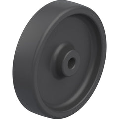 Rigid & Swivel Caster Wheel: Synthetic, 4" Dia, 1-1/2" Wide