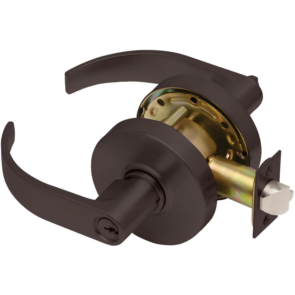 Lever Locksets; Lockset Type: Entrance; Key Type: Keyed Different; Back Set: 2-3/4; Cylinder Type: Conventional; Material: Metal; Door Thickness: 1-3/8 to 1/3-4; Finish: Oil-Rubbed Bronze