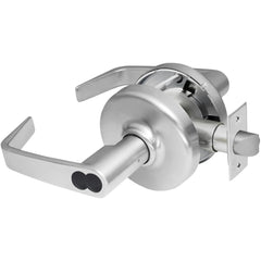 Lever Locksets; Lockset Type: Storeroom; Key Type: Keyed Different; Back Set: 2-3/4; Cylinder Type: Less Core; Material: Metal; Door Thickness: 1-3/4; Finish: Satin Chrome