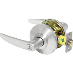 Lever Locksets; Lockset Type: Privacy; Key Type: Keyed Different; Back Set: 2-3/4; Cylinder Type: Non-Keyed; Material: Metal; Door Thickness: 1-3/8 to 2; Finish: Satin Chrome