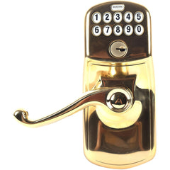 Lever Locksets; Lockset Type: Entrance; Key Type: Keyed Different; Back Set: 2-3/4; Cylinder Type: Conventional; Material: Metal; Door Thickness: 1-3/4; Finish: Lifetime Brass