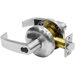 Lever Locksets; Lockset Type: Storeroom; Key Type: Keyed Different; Back Set: 2-3/4; Cylinder Type: Conventional; Material: Metal; Door Thickness: 1-3/8 to 1/3-4; Finish: Satin Chrome