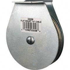 Blocks & Pulleys; Rope Type: Wire; Finish: Zinc