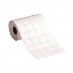 Label Maker Label: White, Polyester, 2,500 per Roll