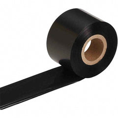 Printer Ribbon: 1.57" Wide, 984' Long, Black, Resin