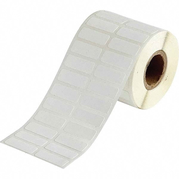 Label Maker Label: White, Nylon, 1,500 per Roll