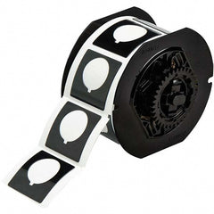 Label Maker Label: Black, Polyester, 190 per Roll