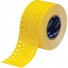 Label Maker Label: Yellow, Nomex, 250 per Roll