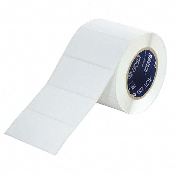 Label Maker Label: White, Paper, 1,000 per Roll