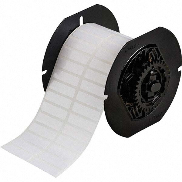 Label Maker Label: White, Polyester, 1-1/2" OAW, 2,500 per Roll