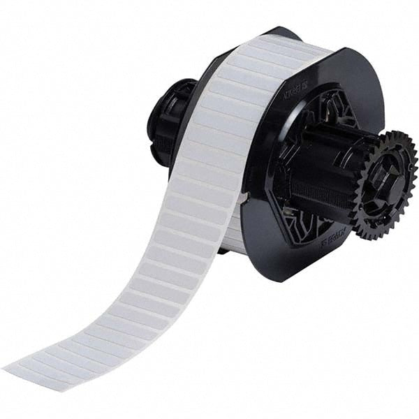 Label Maker Label: White, Polyester, 1-1/2" OAW, 5,000 per Roll