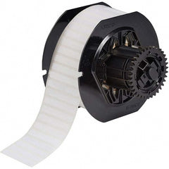 Label Maker Label: White, Polyester, 1-3/4" OAW, 5,000 per Roll