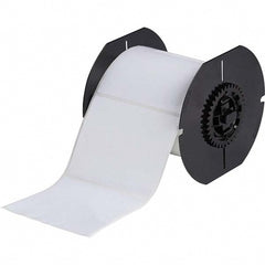 Label Maker Label: White, Polyester, 500 per Roll