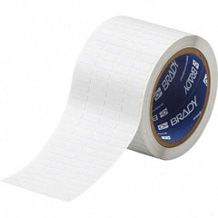 Label Maker Label: White, Polyimide, 10,000 per Roll