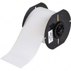 Continuous Tape for Printer: 3" x 85', Polyester, Light Gray