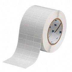 Label Maker Label: White, Polyimide, 10,000 per Roll