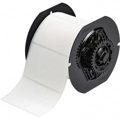 Label Maker Label: White, Polypropylene, 500 per Roll