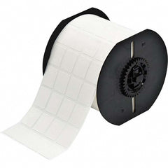 Label Maker Label: White, Cloth, 3/4" OAW, 2,500 per Roll