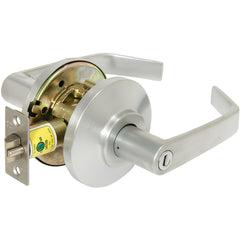 Lever Locksets; Lockset Type: Privacy; Key Type: Keyed Different; Back Set: 2-3/4; Cylinder Type: Non-Keyed; Material: Metal; Door Thickness: 1-3/8 to 2; Finish: Satin Chrome