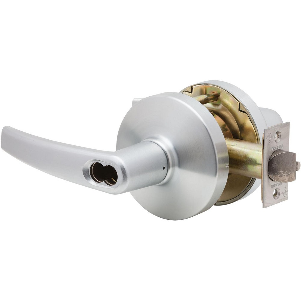 Lever Locksets; Lockset Type: Storeroom; Key Type: Keyed Different; Back Set: 2-3/4; Cylinder Type: Less Core; Material: Metal; Door Thickness: 1-3/4 to 2-1/4; Finish: Satin Chrome