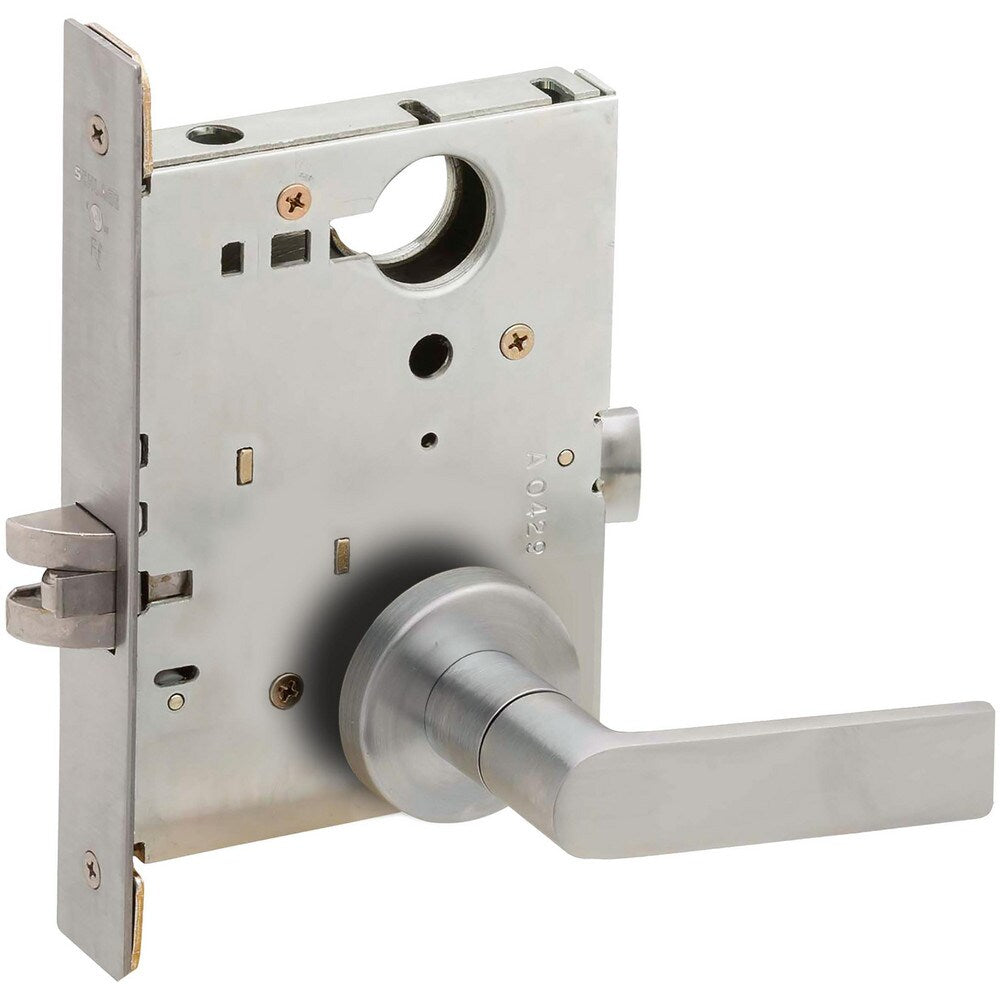 Lever Locksets; Lockset Type: Passage; Key Type: Keyed Different; Back Set: 2-3/4; Cylinder Type: None; Material: Metal; Door Thickness: 1-3/4; Finish: Satin Chrome