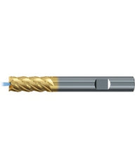 ‎Square End Mill; 3/4″ Dia. × 1-1/2″ LOC × 3/4″ Shank Dia. × 4-1/4″ OAL ; 5 FL ; Carbide ; TiAlN+TiN ; Series 2577TZ
