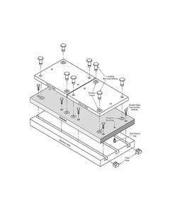 Fixture Kit - 52″ × 18″ × 1.125″ (Steel Subplate); 10″ × 16″ × 0.75″ (Jigsaw) (Aluminum Fixture Plate)