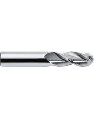 18996 Ballnose End Mill, 3/4″ Dia. × 1″ LOC × 3/4″ Shank Dia. × 4″ OAL, 3 Flute, Carbide, Fordlube