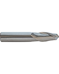 ‎11559 Ballnose End Mill, 0.09″ Dia. × 0.27″ LOC × 1/8″ Shank Dia. × 1-1/2″ OAL, 2 Flute, Carbide, ALtima