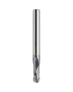 25911 Ballnose End Mill, 8 mm Dia. × 12 mm LOC × 8 mm Shank Dia. × 75 mm OAL, 2 Flute, Carbide, Altima Blaze