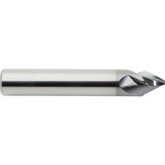 ‎35016 - 3/16″ Diameter × 0.069″ Flute Length × 2″ Overall Length, 3 Flute, 90 Degree Point Angle, Carbide Chamfer Mill