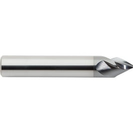 ‎35010 - 1/8″ Diameter × 0.074″ Flute Length × 1-1/2″ Overall Length, 3 Flute, 60 Degree Point Angle, Carbide Chamfer Mill