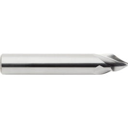 ‎35003 - 3/8″ Diameter × 0.264″ Flute Length × 2-1/2″ Overall Length, 3 Flute, 60 Degree Point Angle, Carbide Chamfer Mill