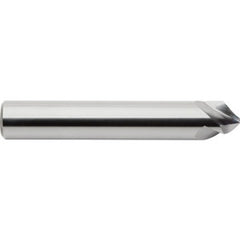 ‎35008 - 3/8″ Diameter × 0.153″ Flute Length × 2-1/2″ Overall Length, 3 Flute, 90 Degree Point Angle, Carbide Chamfer Mill