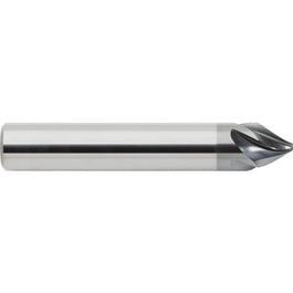 ‎35021 - 3/8″ Diameter × 0.264″ Flute Length × 2-1/2″ Overall Length, 5 Flute, 60 Degree Point Angle, Carbide Chamfer Mill