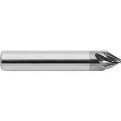 ‎35022 - 1/2″ Diameter × 0.364″ Flute Length × 3″ Overall Length, 5 Flute, 60 Degree Point Angle, Carbide Chamfer Mill