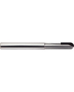 90128 Ballnose End Mill, 5 mm Dia. × 8 mm LOC × 5 mm Shank Dia. × 50 mm OAL, 1 Flute, Carbide, Uncoated