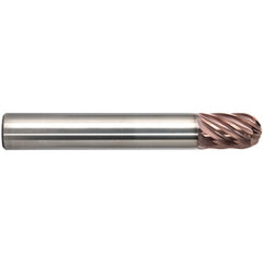 ‎03804 Ballnose End Mill, 5/16″ Dia. × 7/16″ LOC × 5/16″ Shank Dia. × 2-1/2″ OAL, 8 Flute, Carbide, ALtima Xtreme