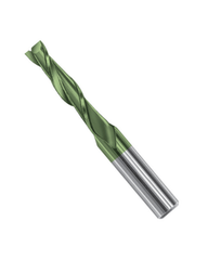 ‎0.6 mm Dia. × 0.197″ LOC × 0.118″ Shank Dia. × 1-1/2″ OAL, 2 Flute, Carbide, Graph'X Miniture End Mill