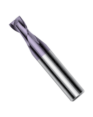 1.1 mm Dia. × 0.065″ LOC × 0.188″ Shank Dia. × 1.535″ OAL, 2 Flute, Carbide, Hard'X Micro End Mills