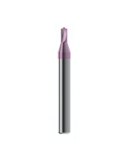 3 mm Dia. × 0.394″ LOC × 0.315″ Shank Dia. × 2″ OAL, 2 Flute, Carbide, Hard'X Miniture End Mill