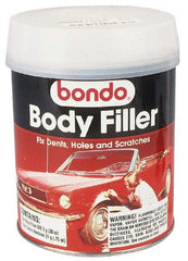 3M - Body Filler - 32 oz Body Filler, 3/4 oz Cream Hardener - USA Tool & Supply