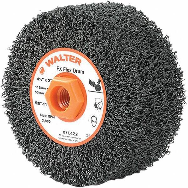 WALTER Surface Technologies - Unmounted Flap Wheels   Abrasive Type: Non-Woven    Outside Diameter (Inch): 4-1/2 - USA Tool & Supply