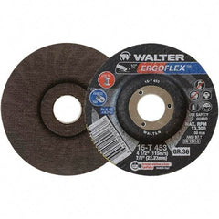 WALTER Surface Technologies - Depressed-Center Wheels Wheel Diameter (Inch): 4-1/2 Wheel Thickness (Inch): 3/64 - USA Tool & Supply